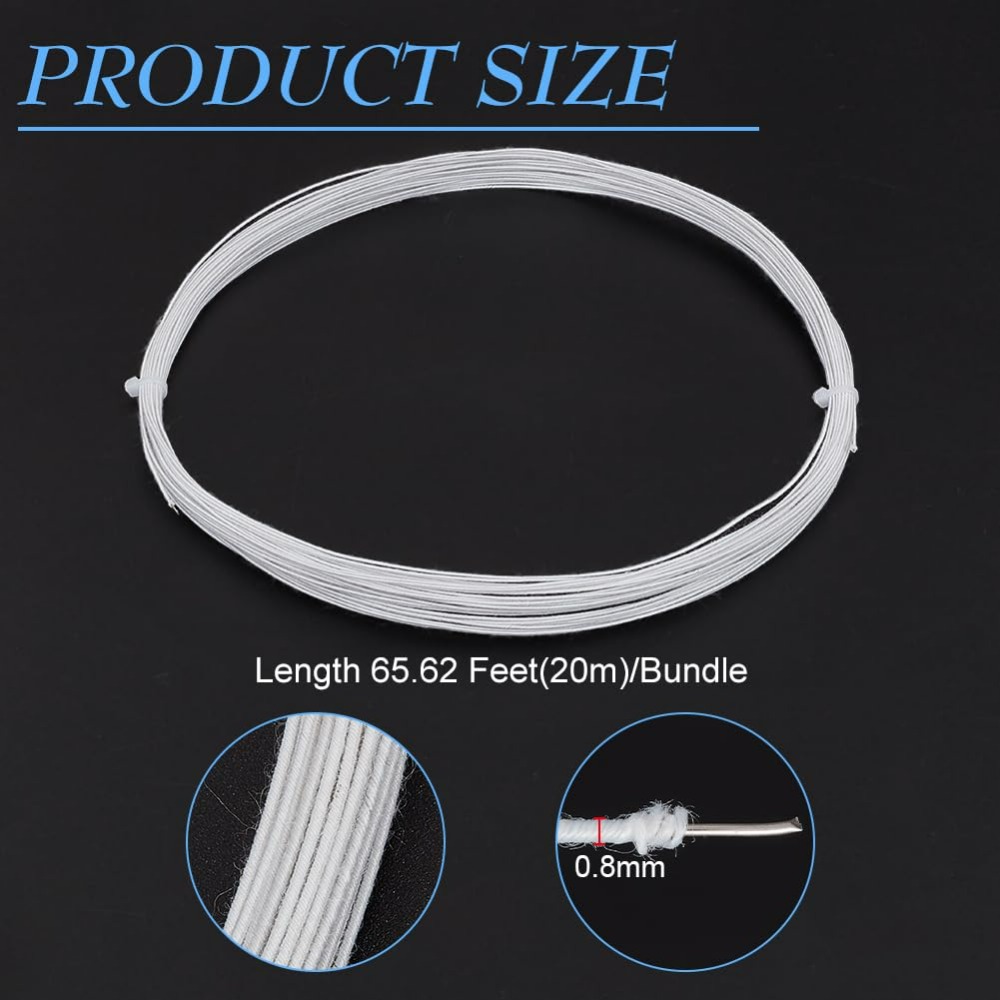 21.8 Yards White Floral Wires  - Wire Stem Florist ulasan dan harga