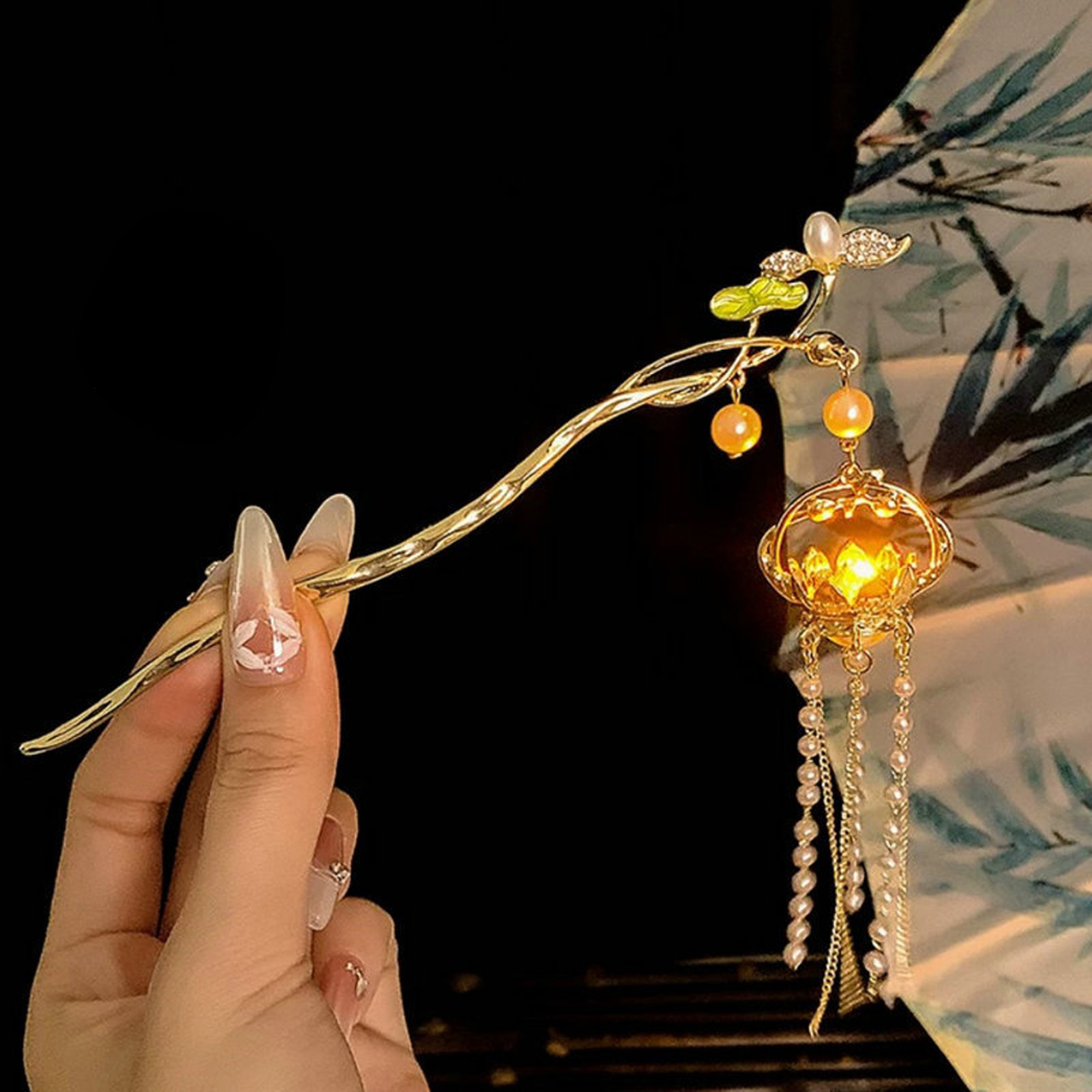 Luminous Flower Hairpin Exquis - Supply Florist ulasan dan harga