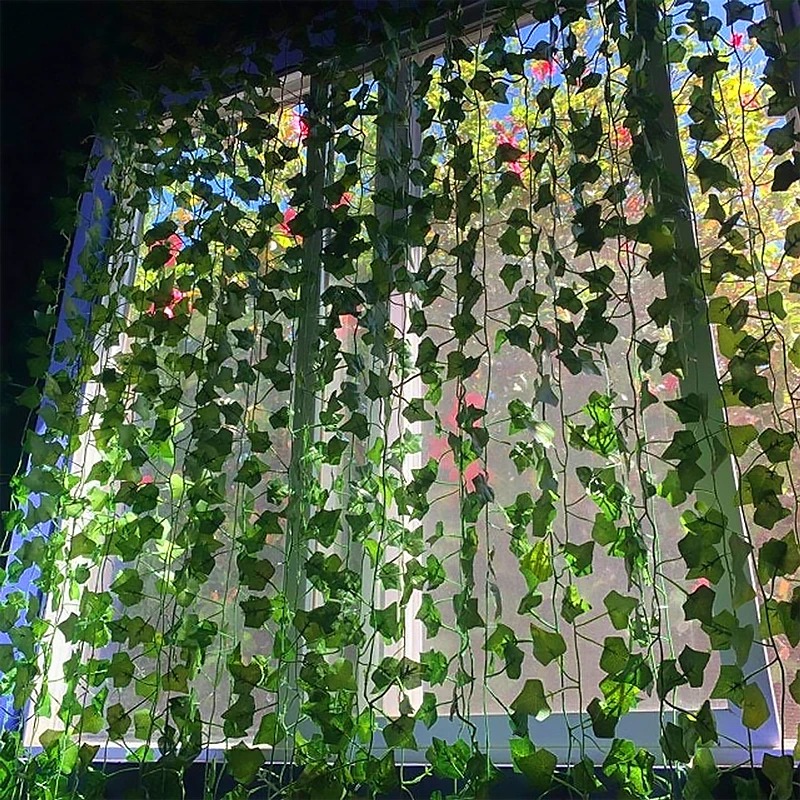 Artificial Green Ivy Leaf Ratt - Preserved Moss Sheet ulasan dan harga