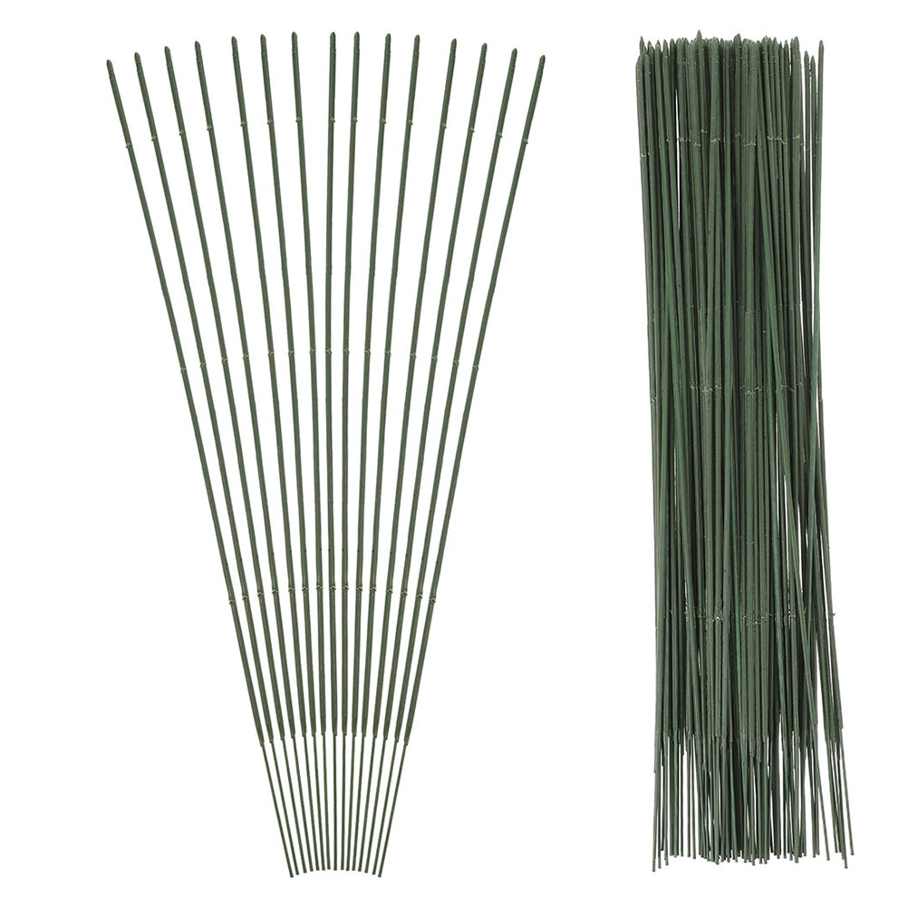 100Pcs Green Florist Wire Stur - Wire Stem Florist ulasan dan harga