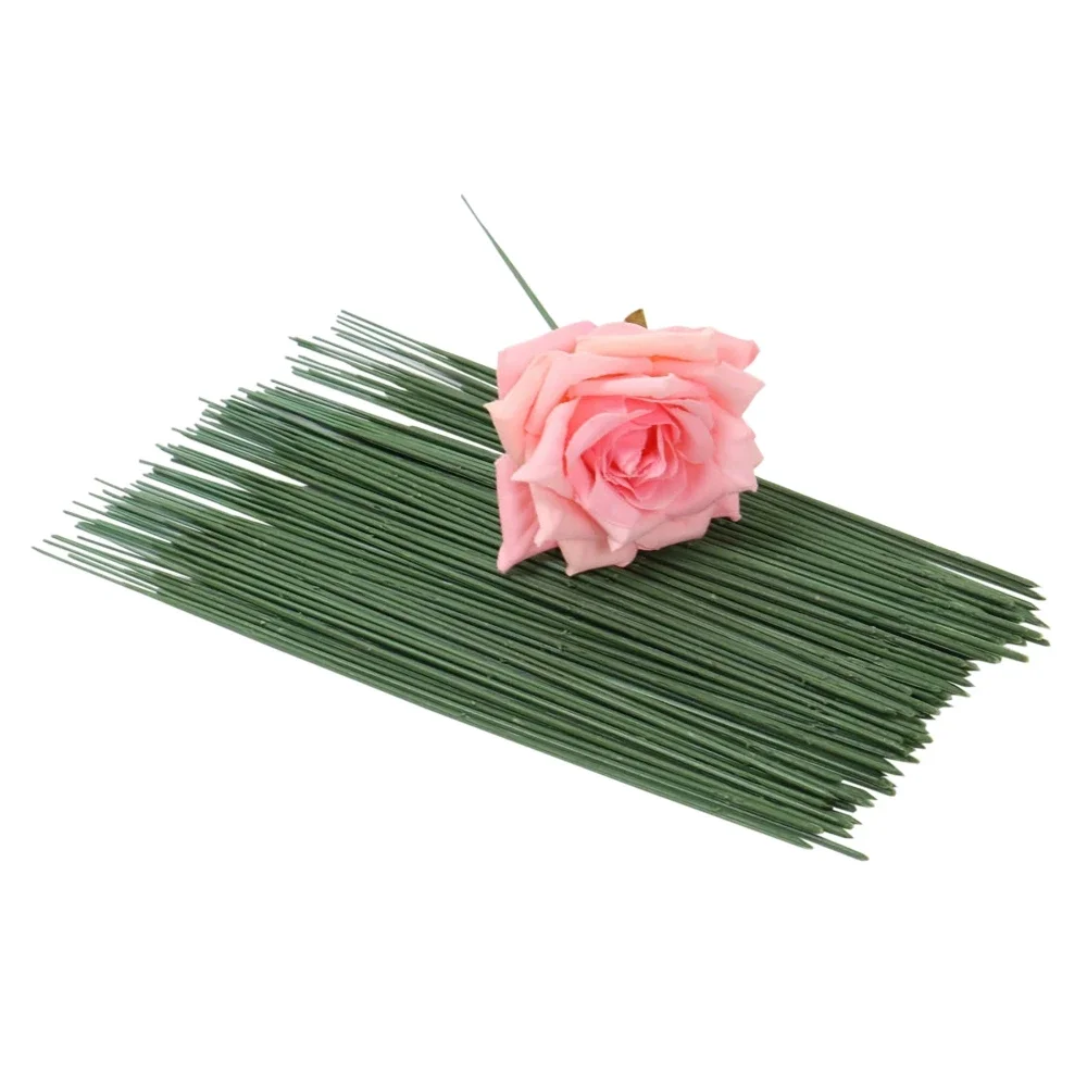 100PCS Artificial Potted Stem  - Wire Stem Florist ulasan dan harga