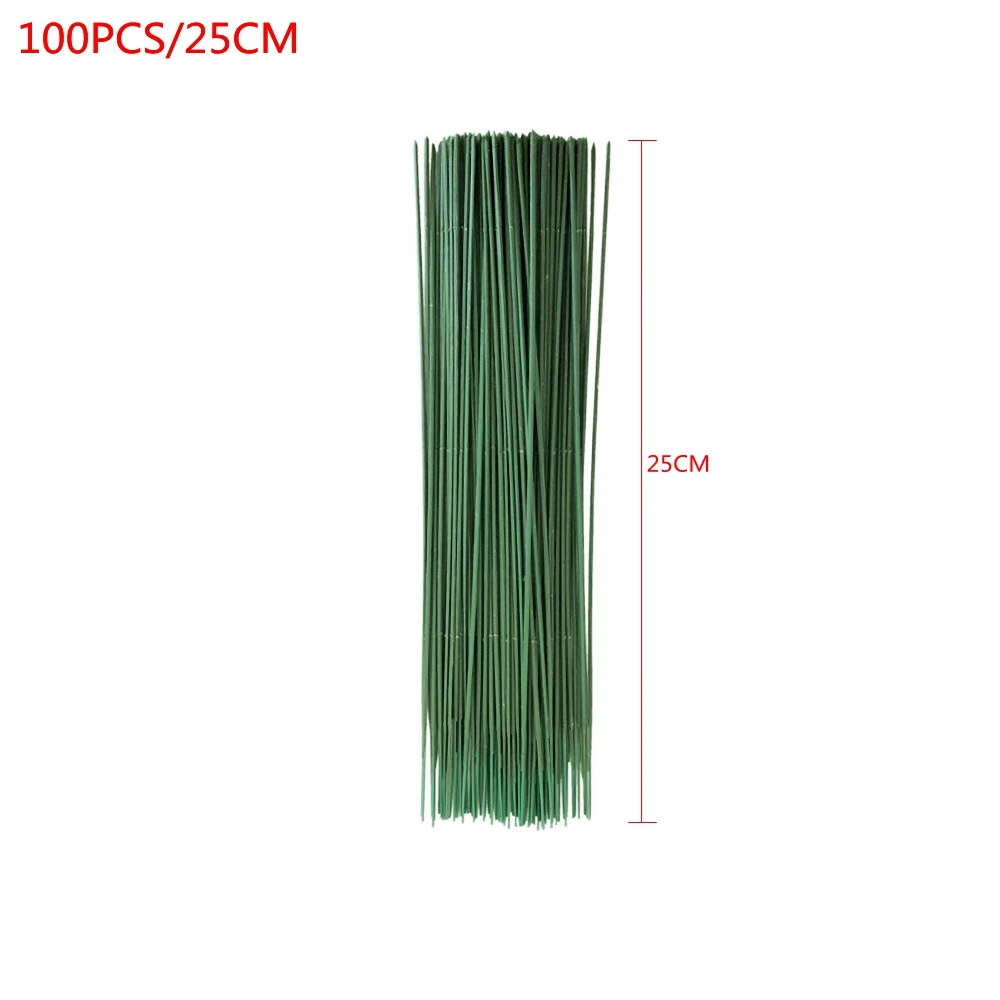 100PCS Artificial Potted Stem  - Wire Stem Florist ulasan dan harga
