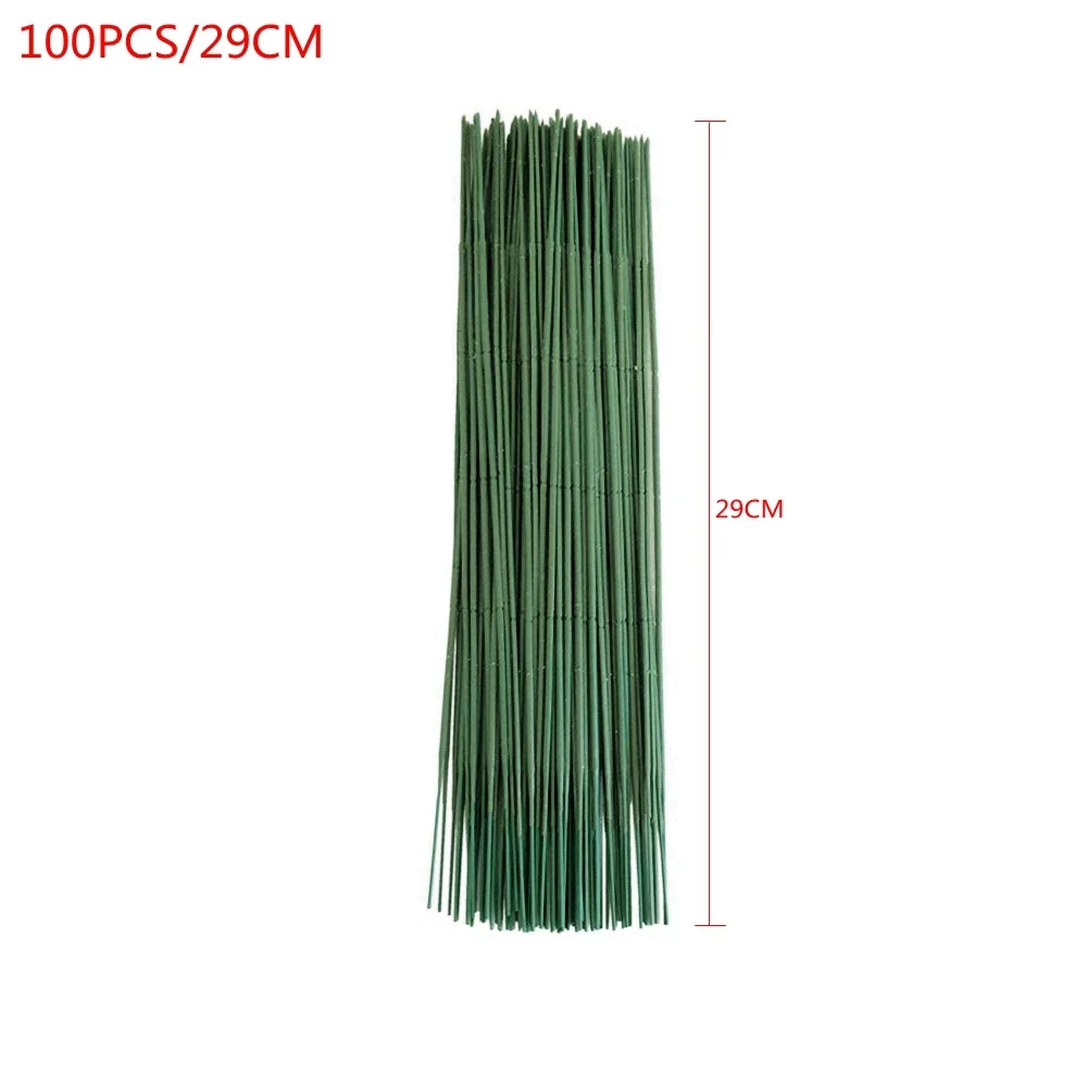 100PCS Artificial Potted Stem  - Wire Stem Florist ulasan dan harga