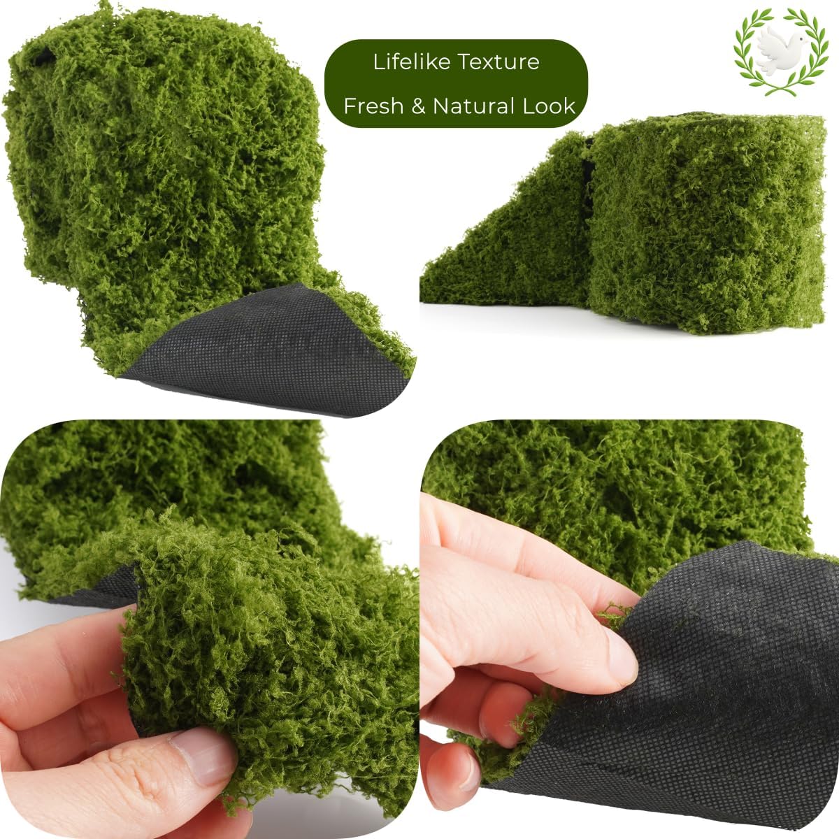 Artificial Moss Table Runner D - Preserved Moss Sheet ulasan dan harga