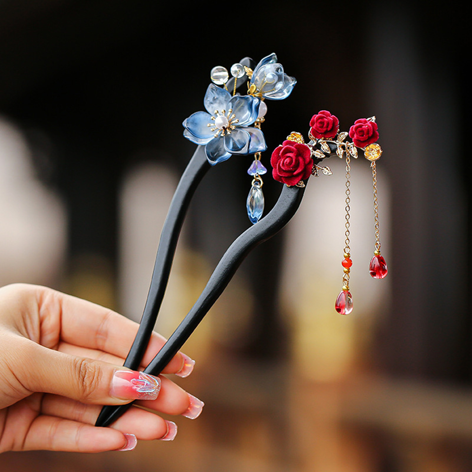 Chinese Style Flower Tassel Ha - Supply Florist ulasan dan harga