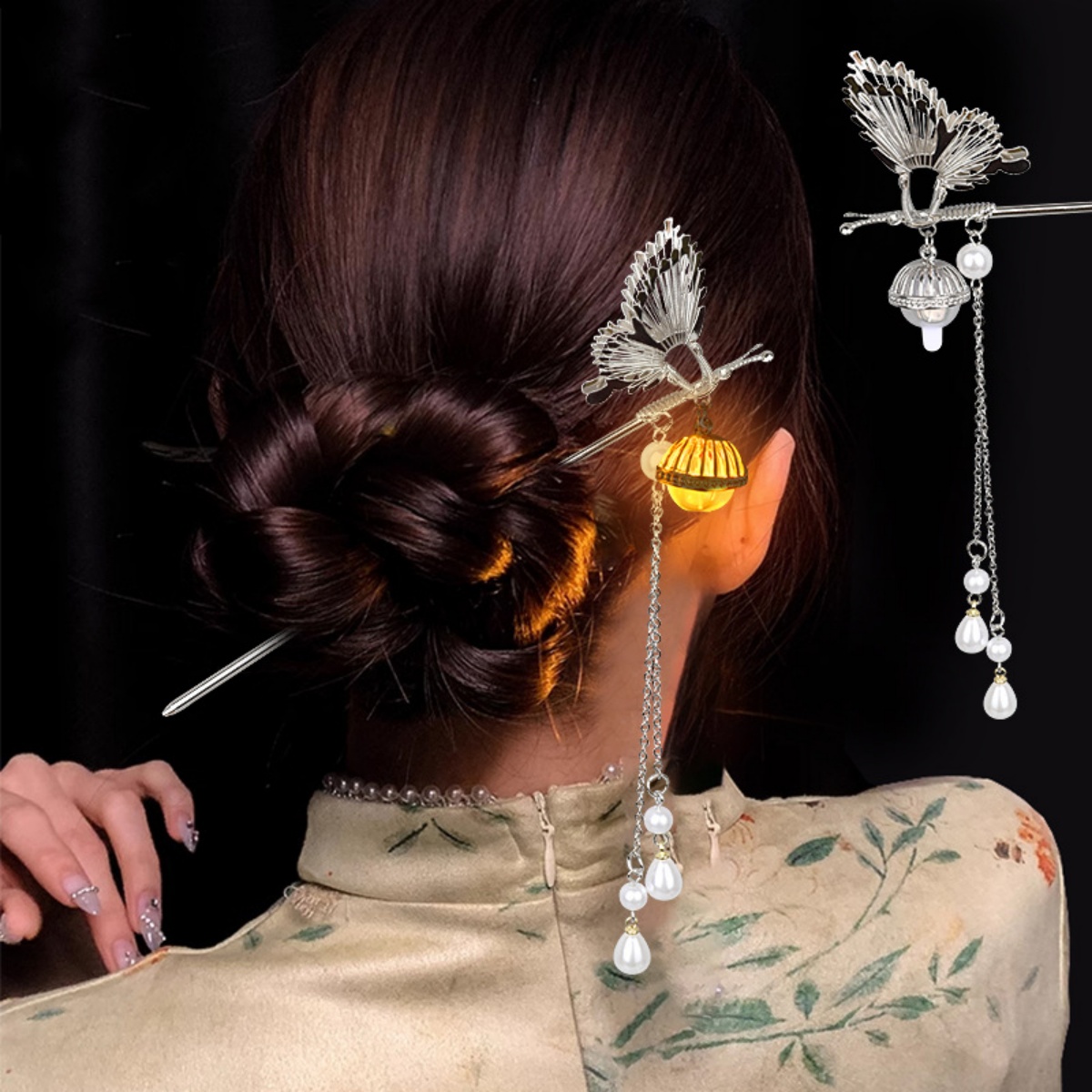 Luminous Flower Hairpin For Wo - Supply Florist ulasan dan harga