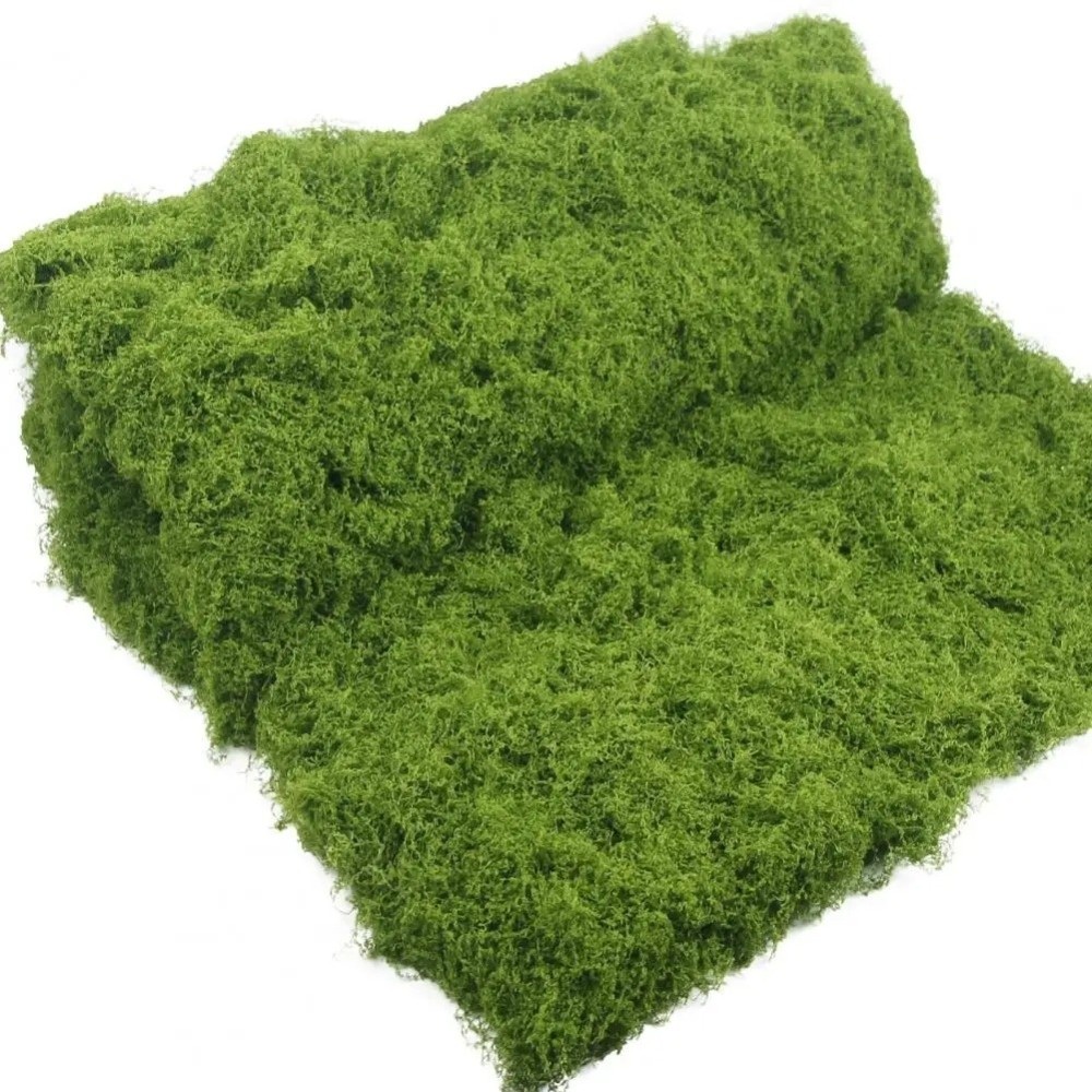DIY Artificial Grass Rug Durab - Preserved Moss Sheet ulasan dan harga