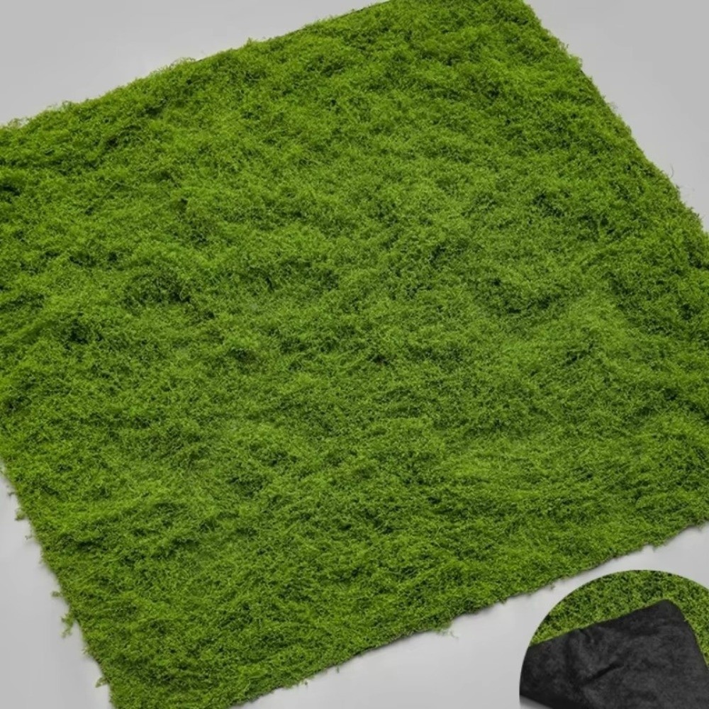 DIY Artificial Grass Rug Durab - Preserved Moss Sheet ulasan dan harga