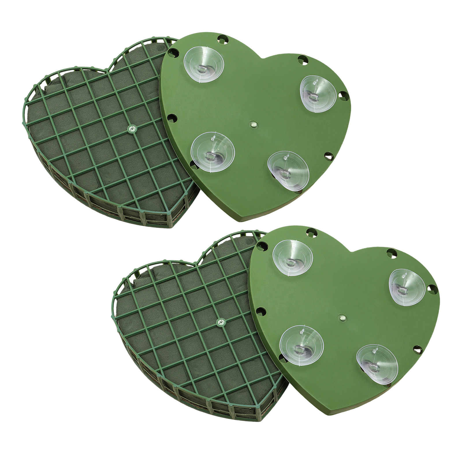 2Pcs Heart Floral Foam Water A - Bouquet Holder Foam ulasan dan harga