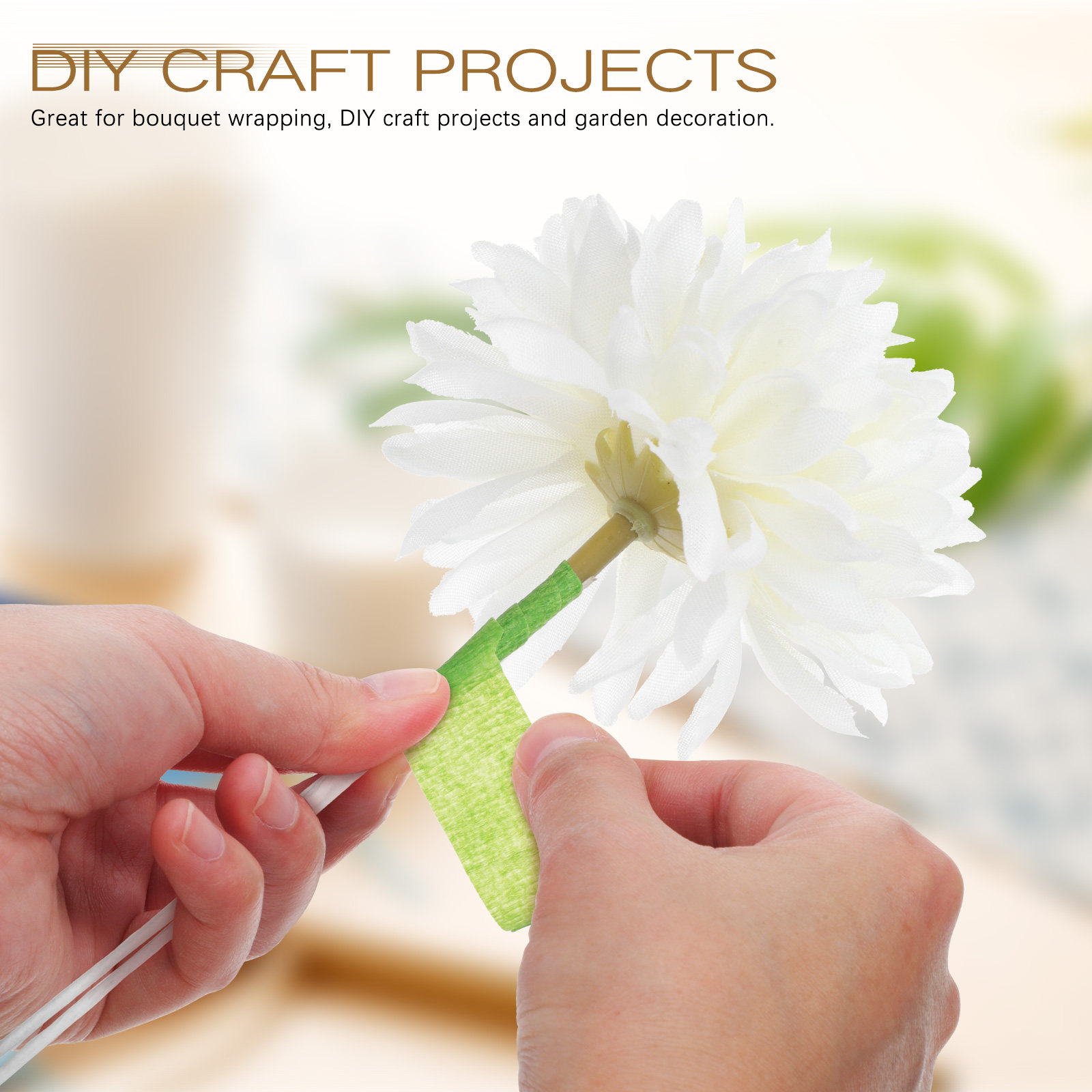 100Pcs Floral Wire Stems Iron  - Wire Stem Florist ulasan dan harga