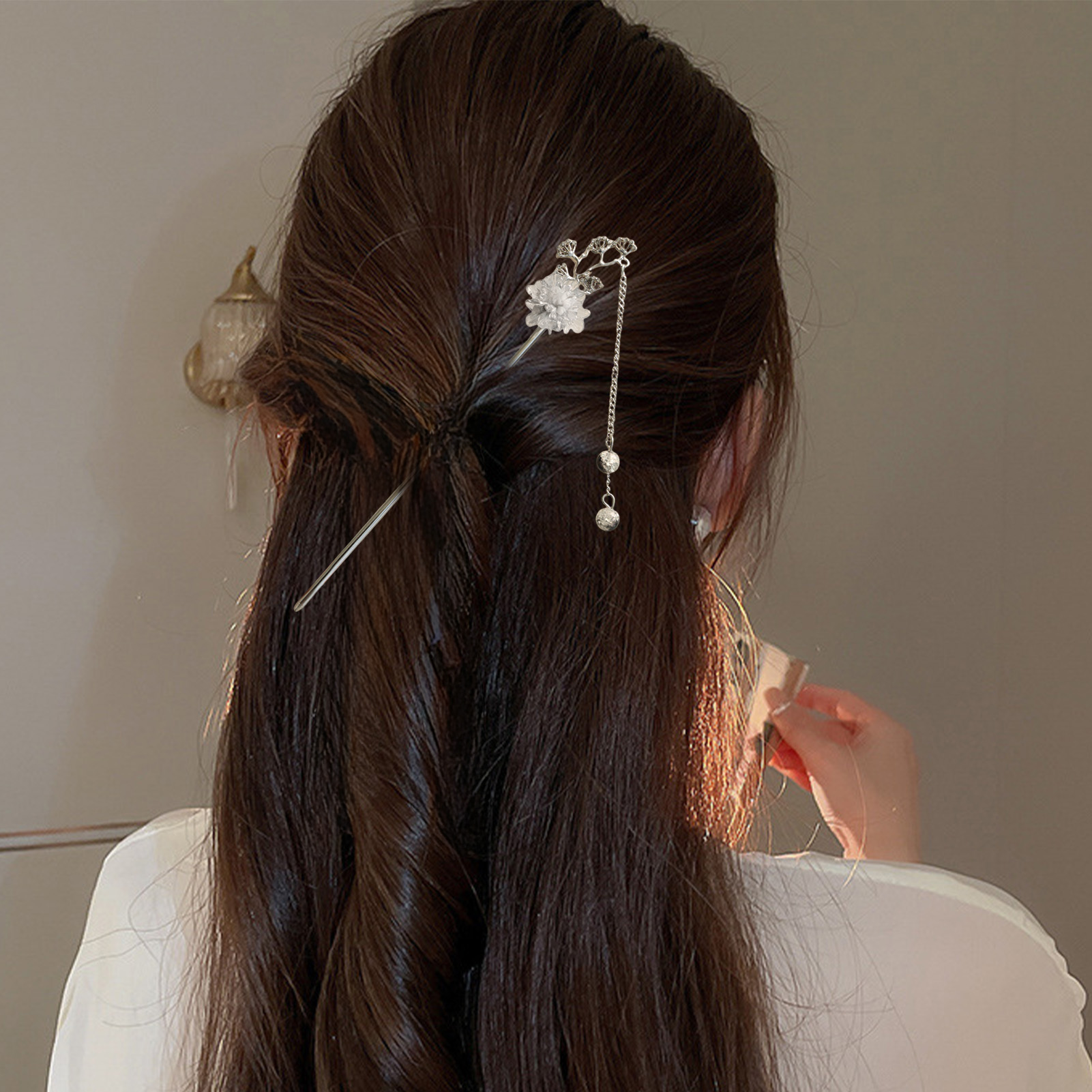 Elegant Flower Hair Sticks For - Supply Florist ulasan dan harga