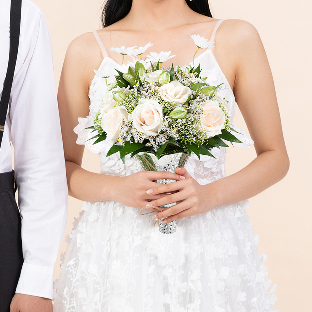 Bride Wedding Bouquet Holder F - Bouquet Holder Foam ulasan dan harga